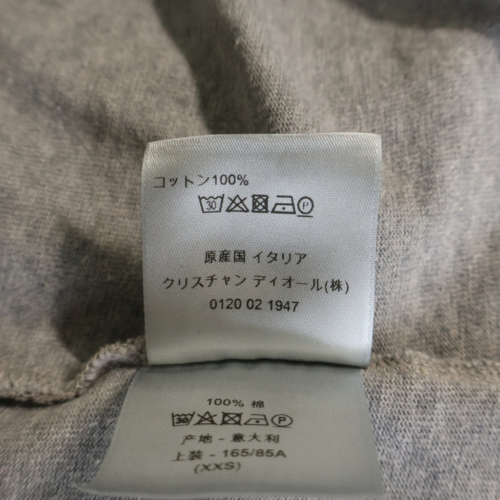 DIOR(ディオール) CD Icon S/S TEE ロゴ刺繍 半袖 クルーネック Tシャツ カットソー グレー 943J605A0554