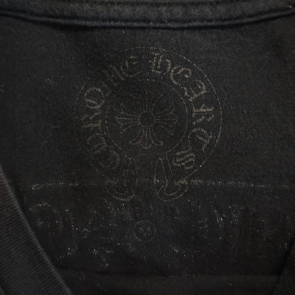 CHROME HEARTS(クロムハーツ) MLT COL CEM CRS TEE マルチカラーセメタリークロス クルーネック半袖Tシャツ カットソー ブラック