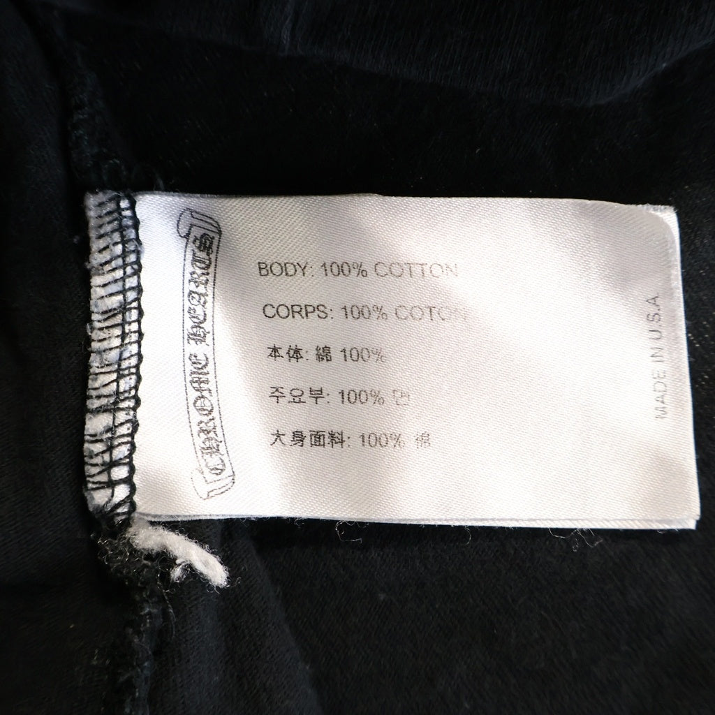 CHROME HEARTS(クロムハーツ) MLT COL CEM CRS TEE マルチカラーセメタリークロス クルーネック半袖Tシャツ カットソー ブラック