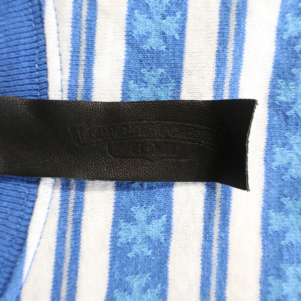 CHROME HEARTS(クロムハーツ) Y NOT Stripe ストライプTシャツ ブルー/ホワイト