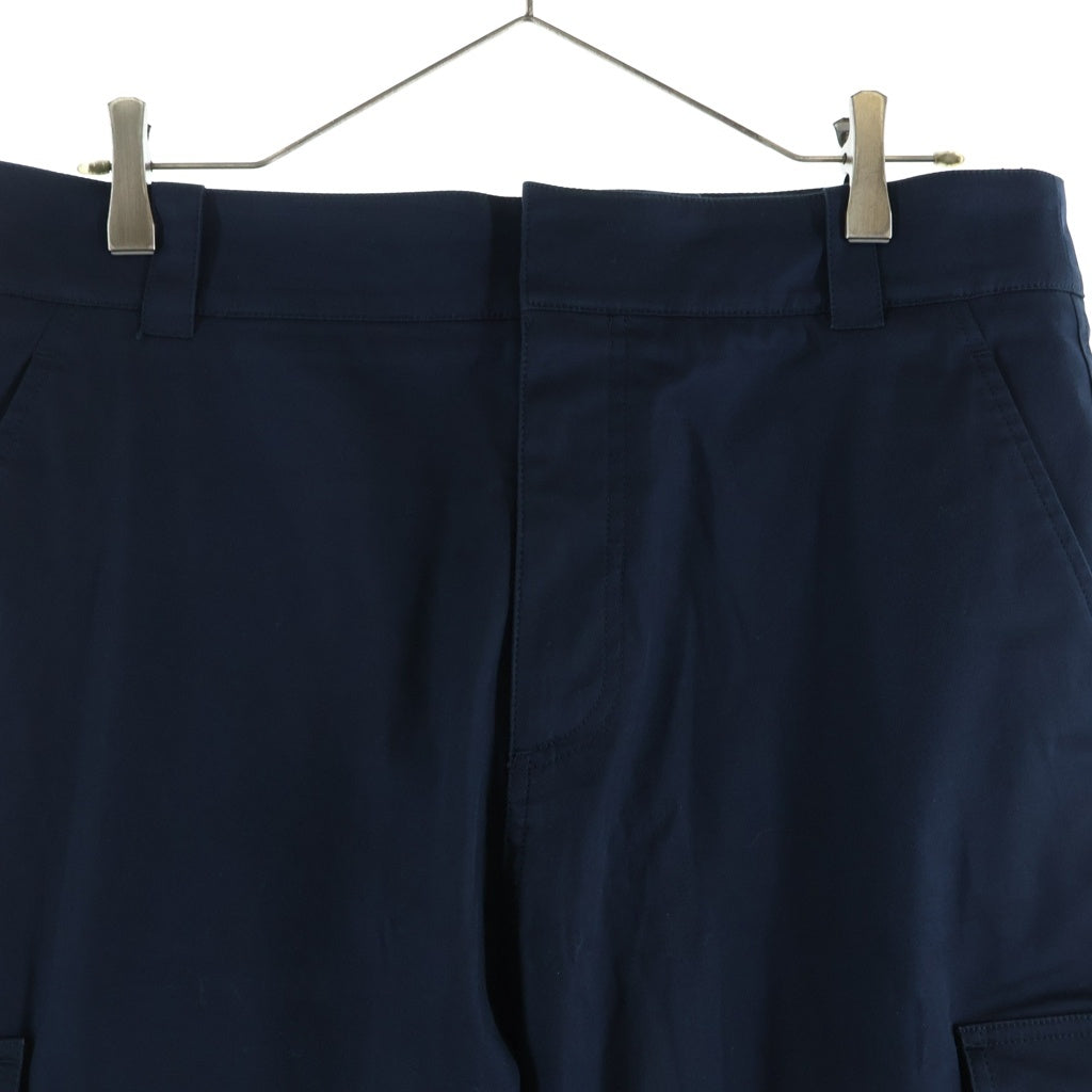 DIOR(ディオール) ロゴワッペン コットン カーゴパンツ ネイビー 013C122A3866