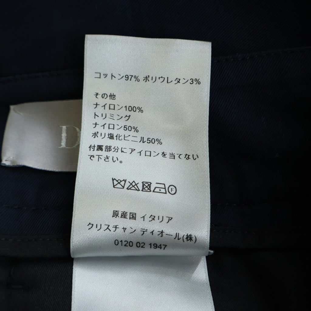 DIOR(ディオール) ロゴワッペン コットン カーゴパンツ ネイビー 013C122A3866