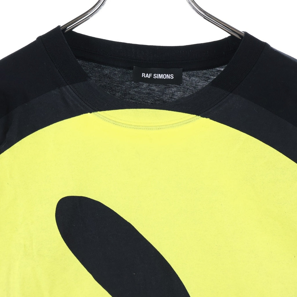 RAF SIMONS(ラフシモンズ) 20SS BIG SMILE TEE ビッグスマイルT 半袖クルーネックTシャツ ブラック 201-124