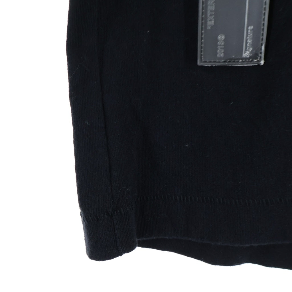 OFF-WHITE(オフホワイト) 18SS FIRE TAPE バックファイヤー テープ 半袖Tシャツ ショートスリーブカットソー ブラック OMAA027S18185006
