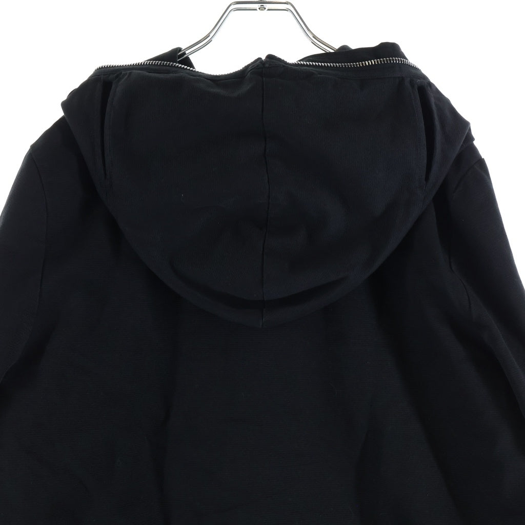 DRKSHDW(ダークシャドウ) 24SS GIMP FLIGHT BOMBER ギンプ フライトジャケット ジップアップパーカー ブラック DU01D1772‐CB
