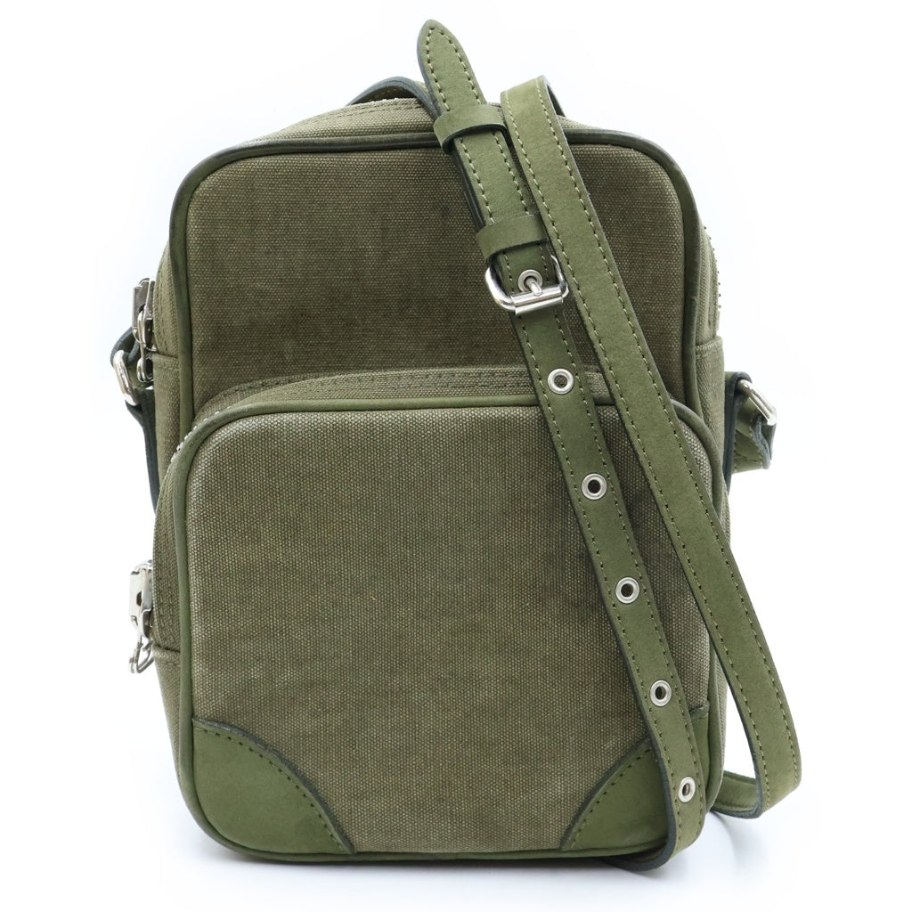 READY MADE(レディメイド) Small Shoulder Bag キャンバス ショルダーバッグ カーキ レディース