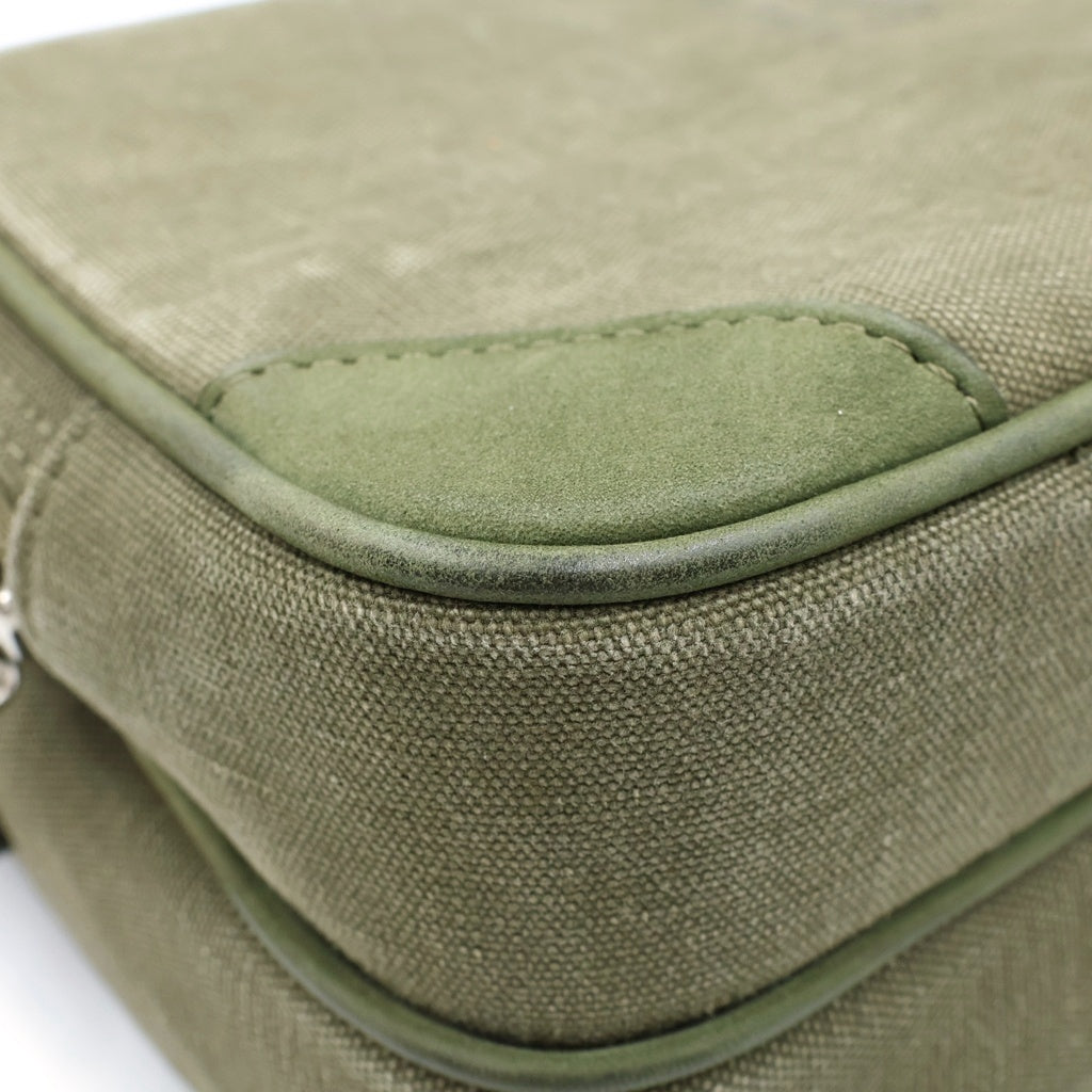 READY MADE(レディメイド) Small Shoulder Bag キャンバス ショルダーバッグ カーキ レディース