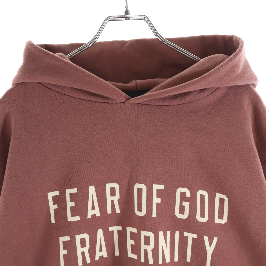 FEAR OF GOD(フィアオブゴッド) FRATERNITY HEAVY FLEECE HOODIE フラタニティ ヘビー フリース フーディー レッド