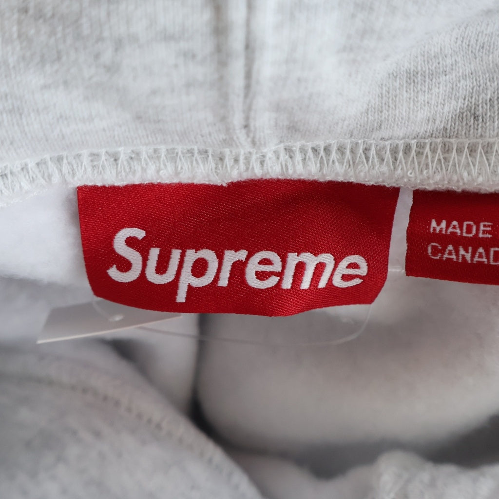 SUPREME(シュプリーム) 24SS Small Box Logo Hooded Sweatshirt スモールボックスロゴ フーデッドスウェットシャツ プルオーバーパーカー グレー
