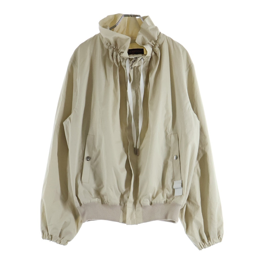 LOUIS VUITTON(ルイヴィトン) 25AW ラッフルカラー コットン ボンバージャケット アイボリー レディース RW252WW YF4 FTJC07