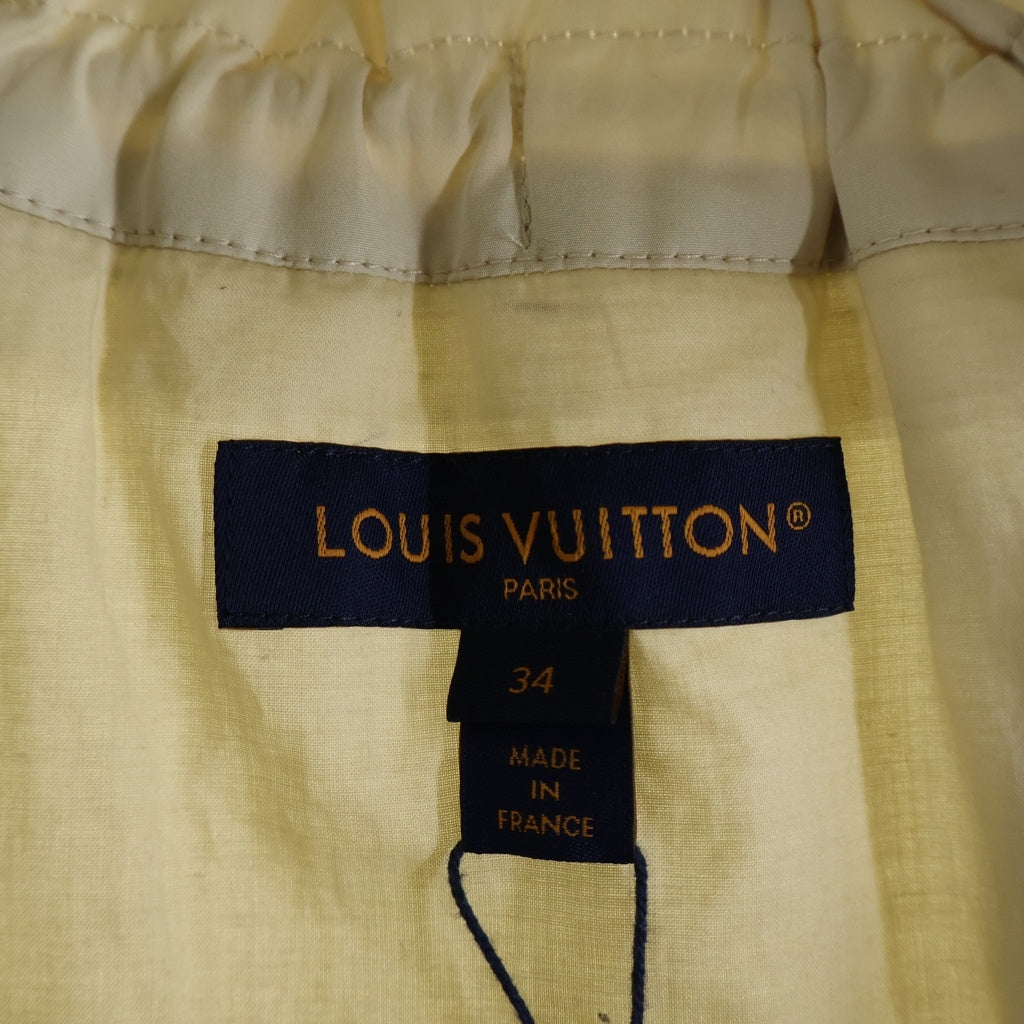 LOUIS VUITTON(ルイヴィトン) 25AW ラッフルカラー コットン ボンバージャケット アイボリー レディース RW252WW YF4 FTJC07