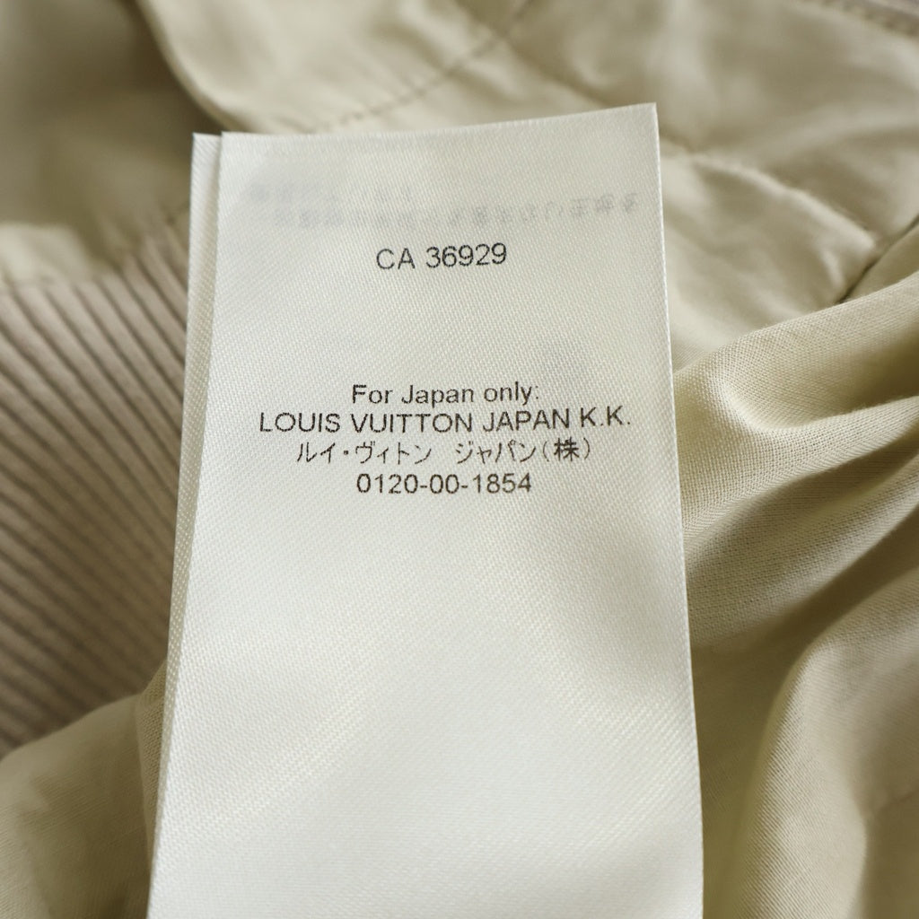 LOUIS VUITTON(ルイヴィトン) 25AW ラッフルカラー コットン ボンバージャケット アイボリー レディース RW252WW YF4 FTJC07