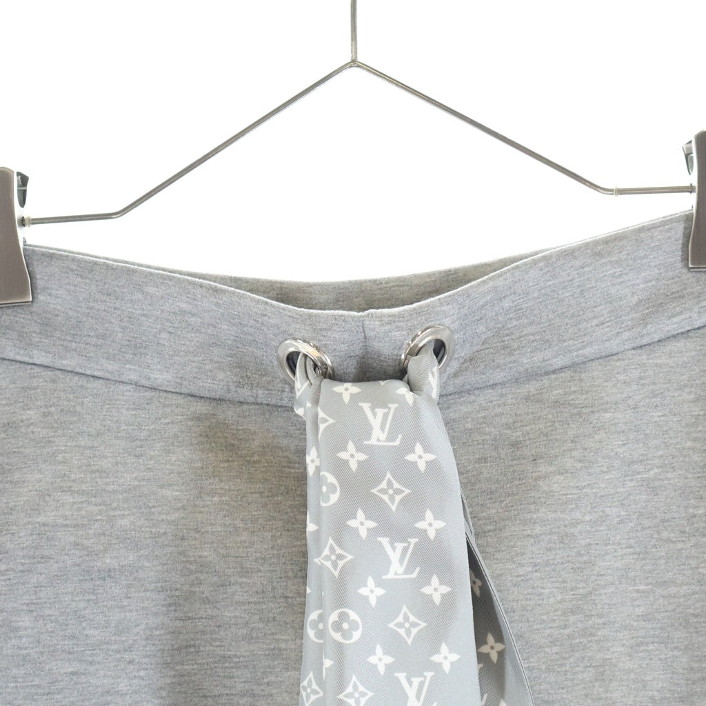 LOUIS VUITTON(ルイヴィトン) 25AW モノグラムスカーフ ミニスカート グレー レディース RW252WB ZHP FTJS92