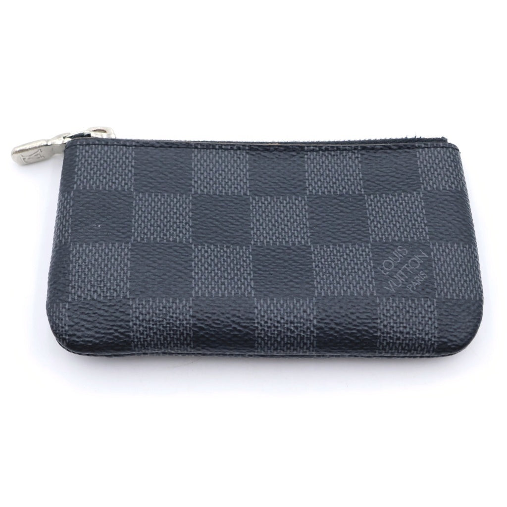 LOUIS VUITTON(ルイヴィトン) ダミエグラフィット ポシェットクレ カードケース ブラック N60155