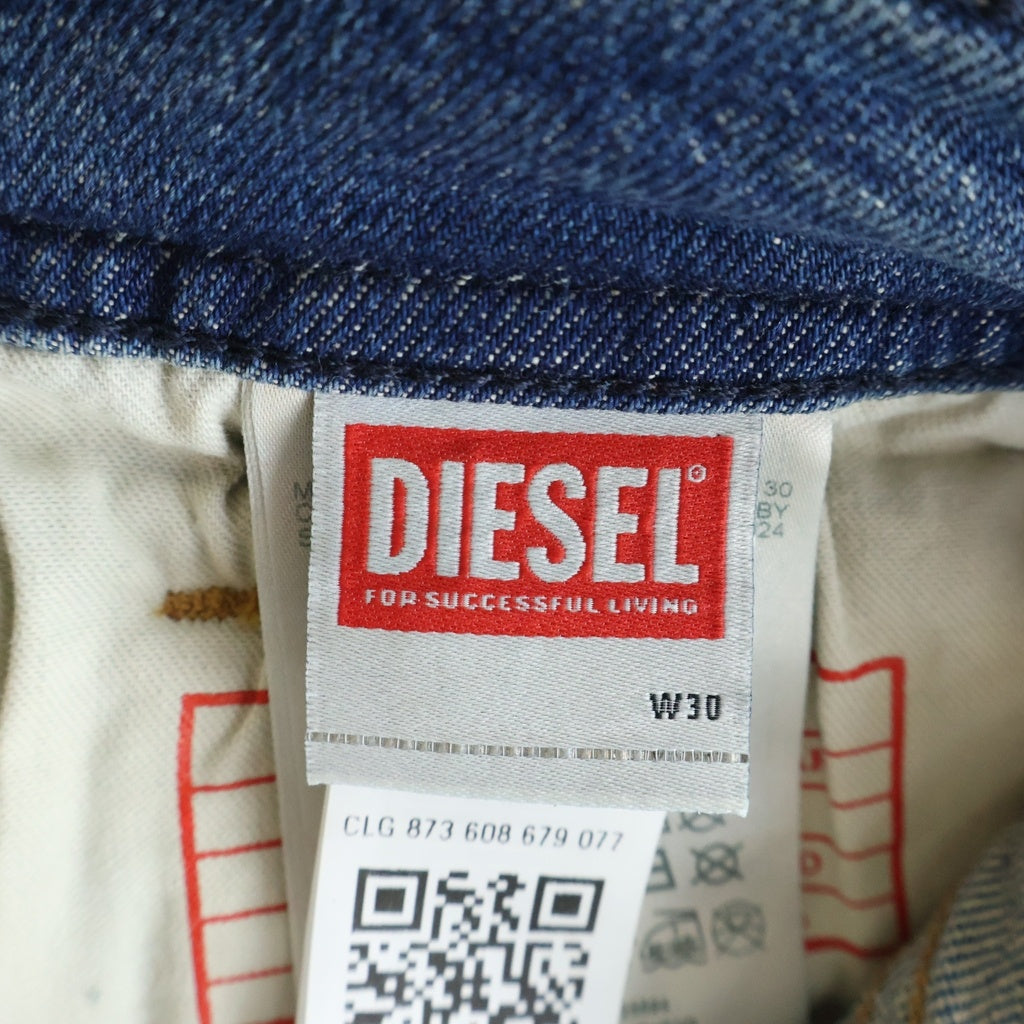 DIESEL(ディーゼル) 2023 D-FINITIVE ディー フィニティブ ダメージ加工 デニムパンツ インディゴ A102300BMBY