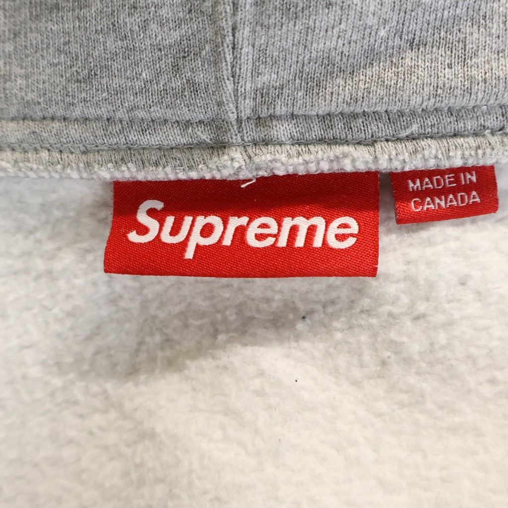 SUPREME(シュプリーム) 25SS Small Box Zip Up Hooded Sweatshirt スモールボックスロゴ ジップアップ パーカー グレー