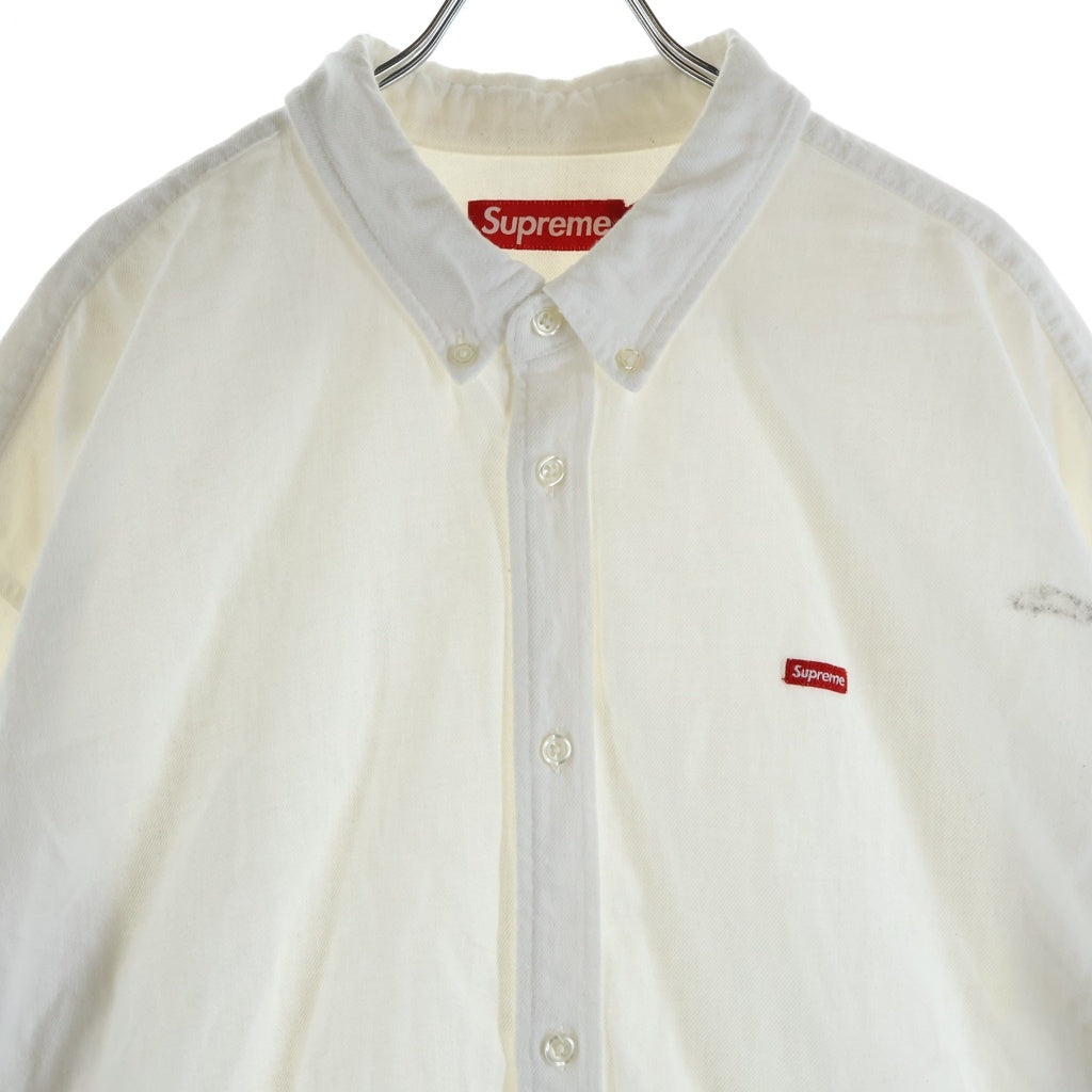 SUPREME(シュプリーム) 24AW Small Box Denim Shirt スモールボックスロゴ デニムシャツ ホワイト