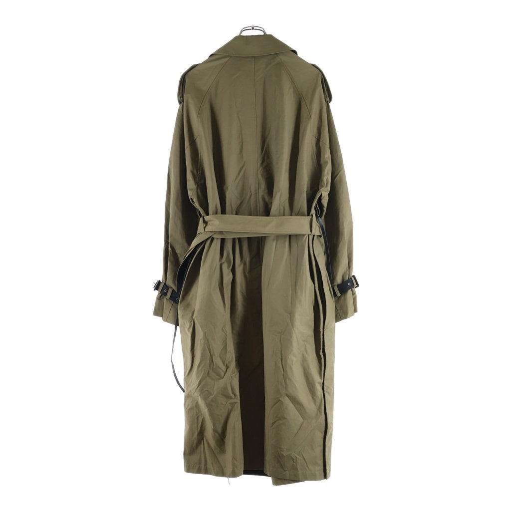 Stein(シュタイン) 23SS OVERSIZED CONTRAST TRENCH COAT オーバーサイズド コントラスト トレンチコート カーキ st485