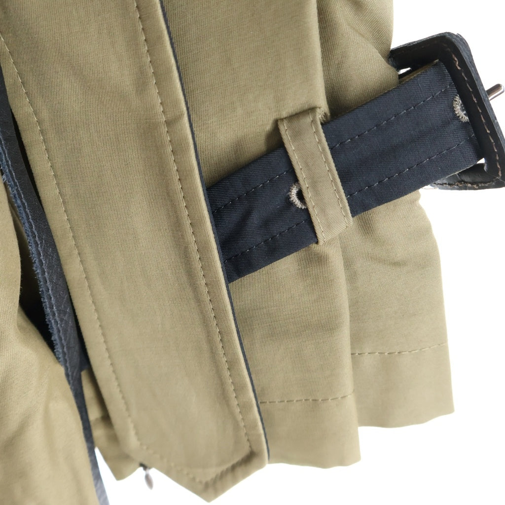 Stein(シュタイン) 23SS OVERSIZED CONTRAST TRENCH COAT オーバーサイズド コントラスト トレンチコート カーキ st485