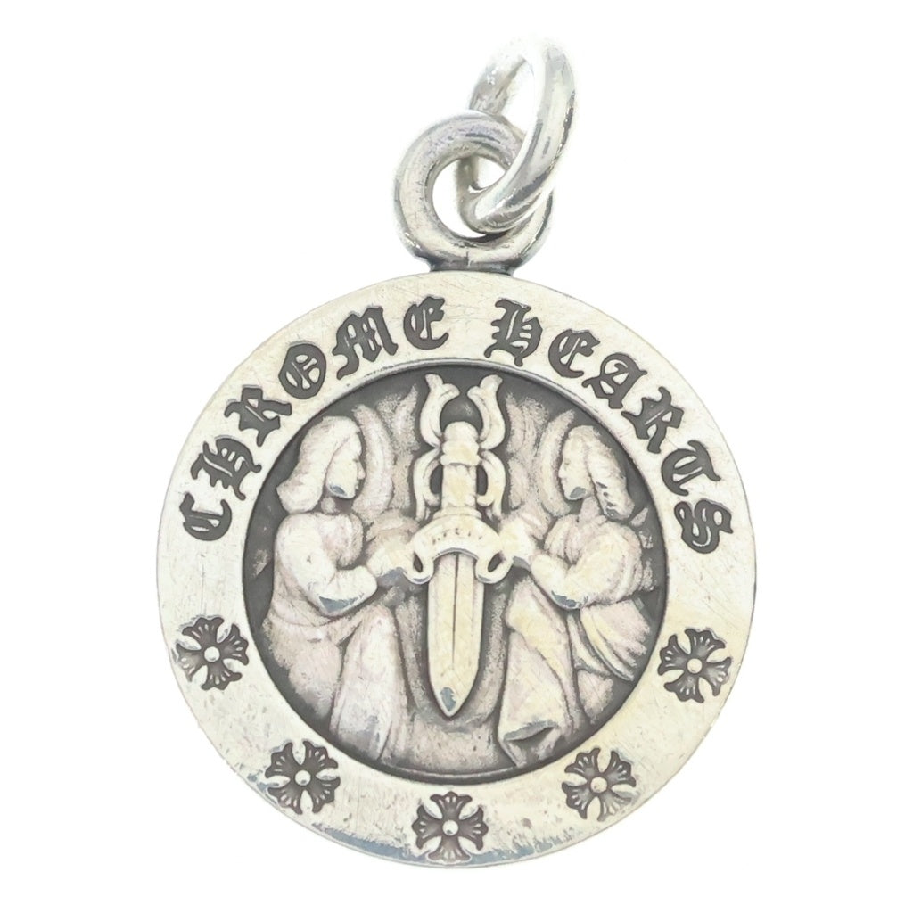 CHROME HEARTS(クロムハーツ) CHRM ANGL MDL V2 エンジェルメダルチャーム ペンダントトップ シルバーBCA229