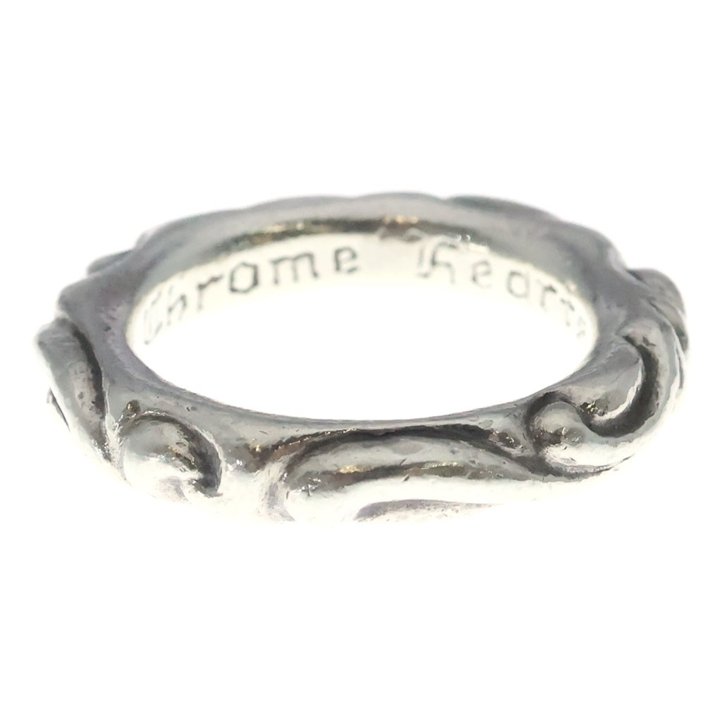CHROME HEARTS(クロムハーツ) SCRL BAND スクロールバンド リング シルバー BCA351