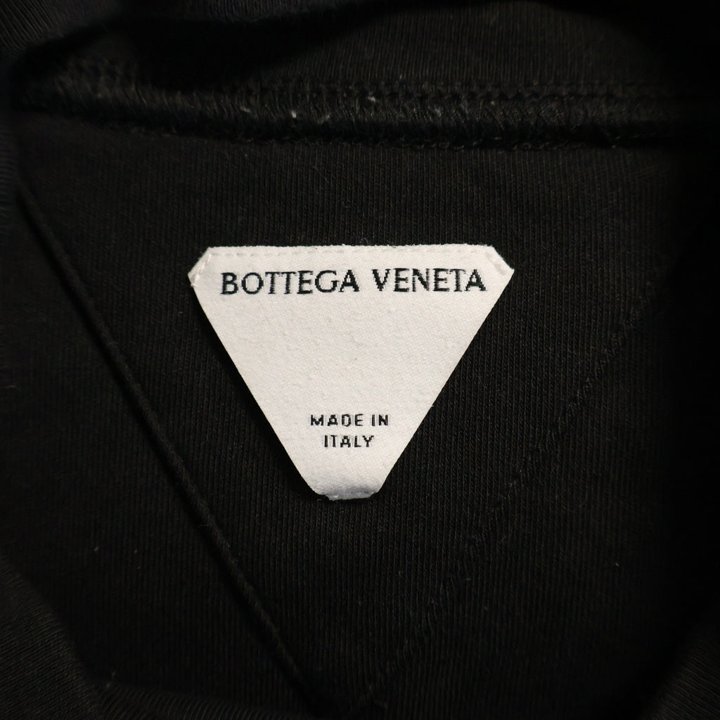 BOTTEGA VENETA(ボッテガヴェネタ) BV刺繍 ウール ハイネック 長袖Tシャツ ブラック 753740 V37J0