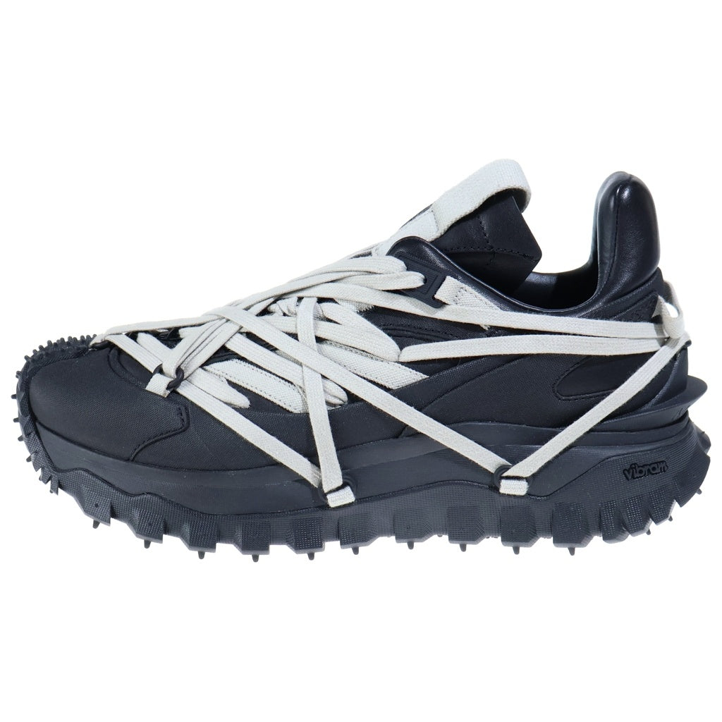 Rick Owens(リックオウエンス) 26SS ×MONCLER TRAILGRIP MEGALACE トレイルグリップ メガレース ローカットスニーカー ブラック