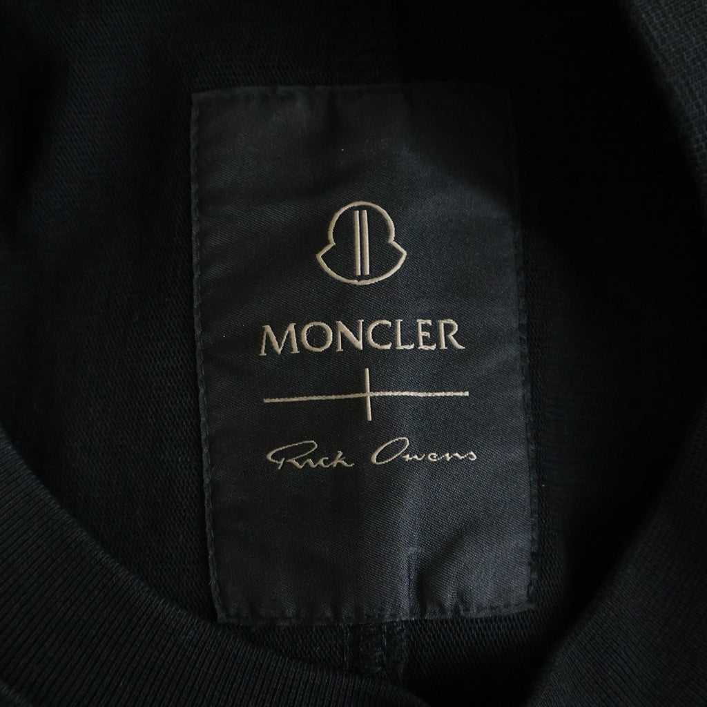 Rick Owens(リックオウエンス) 26SS ×MONCLER JUMBO ジャンボ 半袖Tシャツ カットソー ブラック