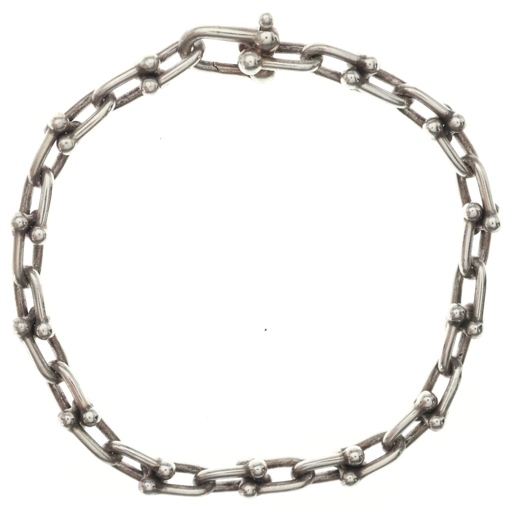 TIFFANY & Co.(ティファニー) ハードウェア スモール リンク ブレスレット シルバー Ag925 レディース