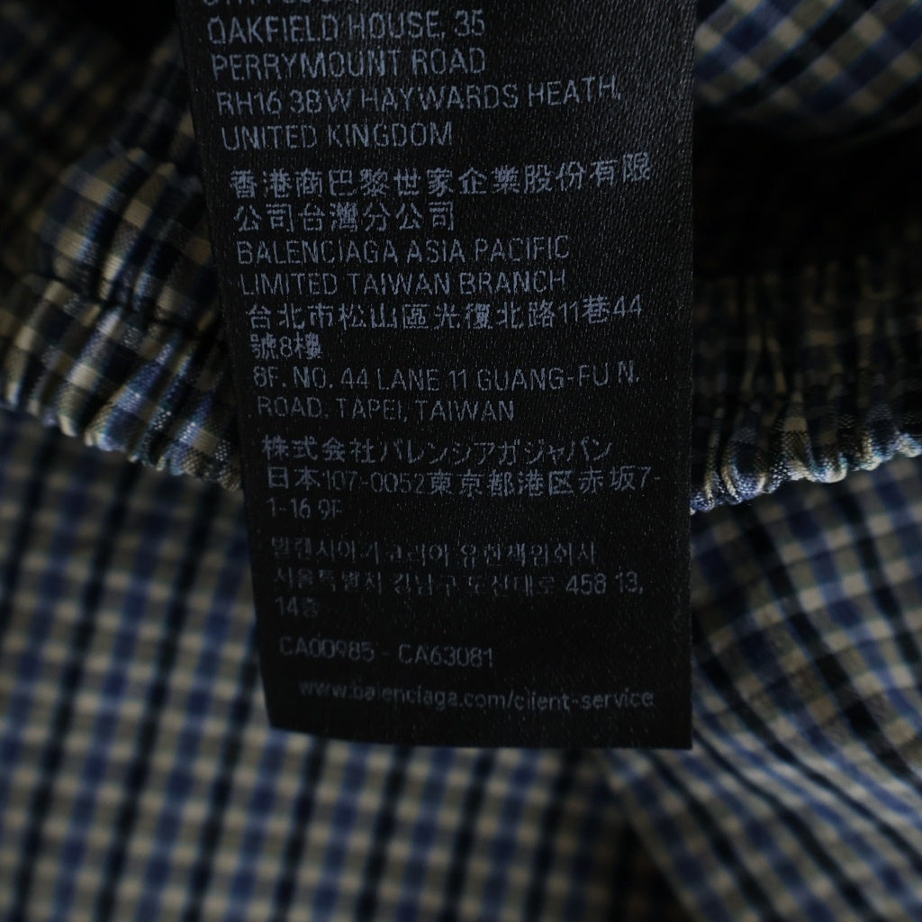BALENCIAGA(バレンシアガ) 25SS Tracksuit Check Long Pants トラックスーツチェックロングパンツ マルチカラー 838857 TSM11