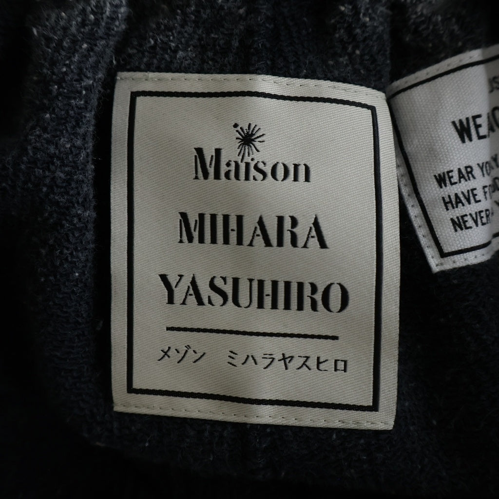 MAISON MIHARAYASUHIRO(メゾンミハラヤスヒロ) 25AW Embellished Bleached Pants エンベリッシュド ブリーチド スウェットパンツ グレー A15PT563