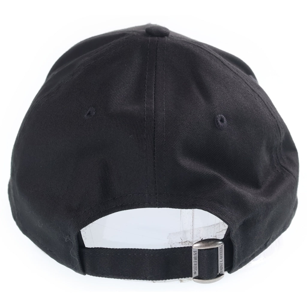 SAINT LAURENT PARIS(サンローランパリ) ×NEW ERA YSLロゴ モノグラムキャップ カサンドラ ブラック 687687 YCL361000