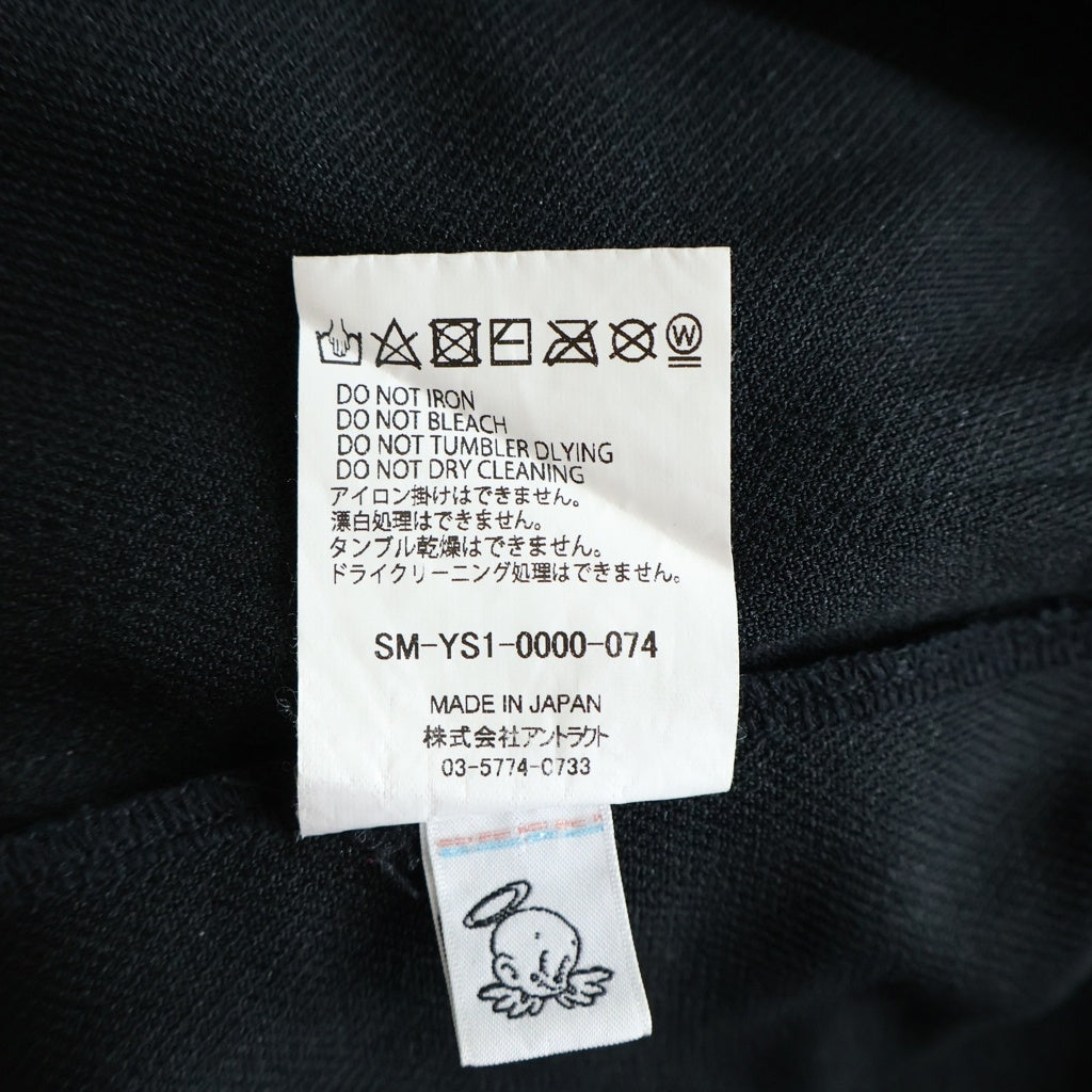 SAINT MICHAEL(セントマイケル) 24AW TRACK PANTS サイドライン トラックパンツ ブラック SM-YS1-0000-074