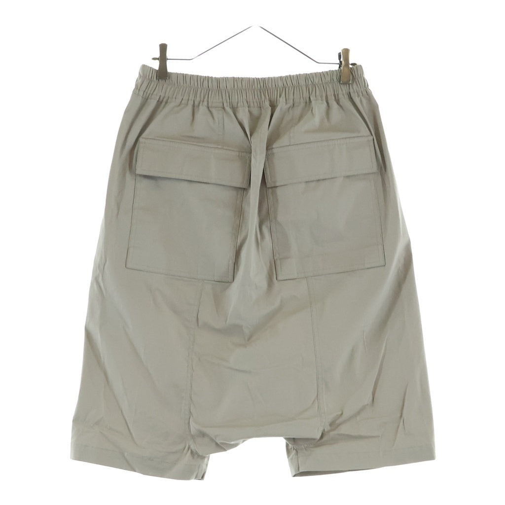 Rick Owens(リックオウエンス) 24SS PODS SHORTS DUST コットン ハーフパンツ ショーツ ベージュ RU01D3384-TE