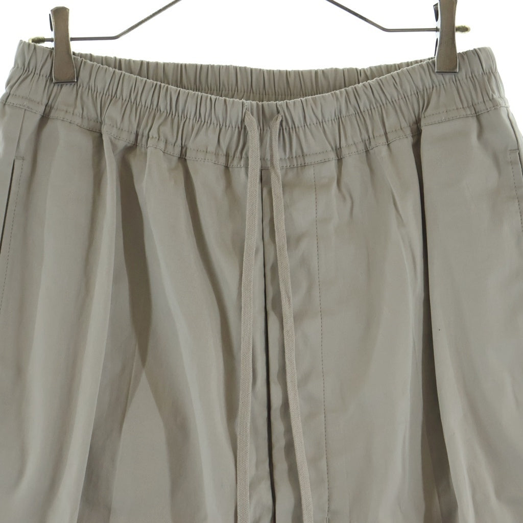 Rick Owens(リックオウエンス) 24SS PODS SHORTS DUST コットン ハーフパンツ ショーツ ベージュ RU01D3384-TE