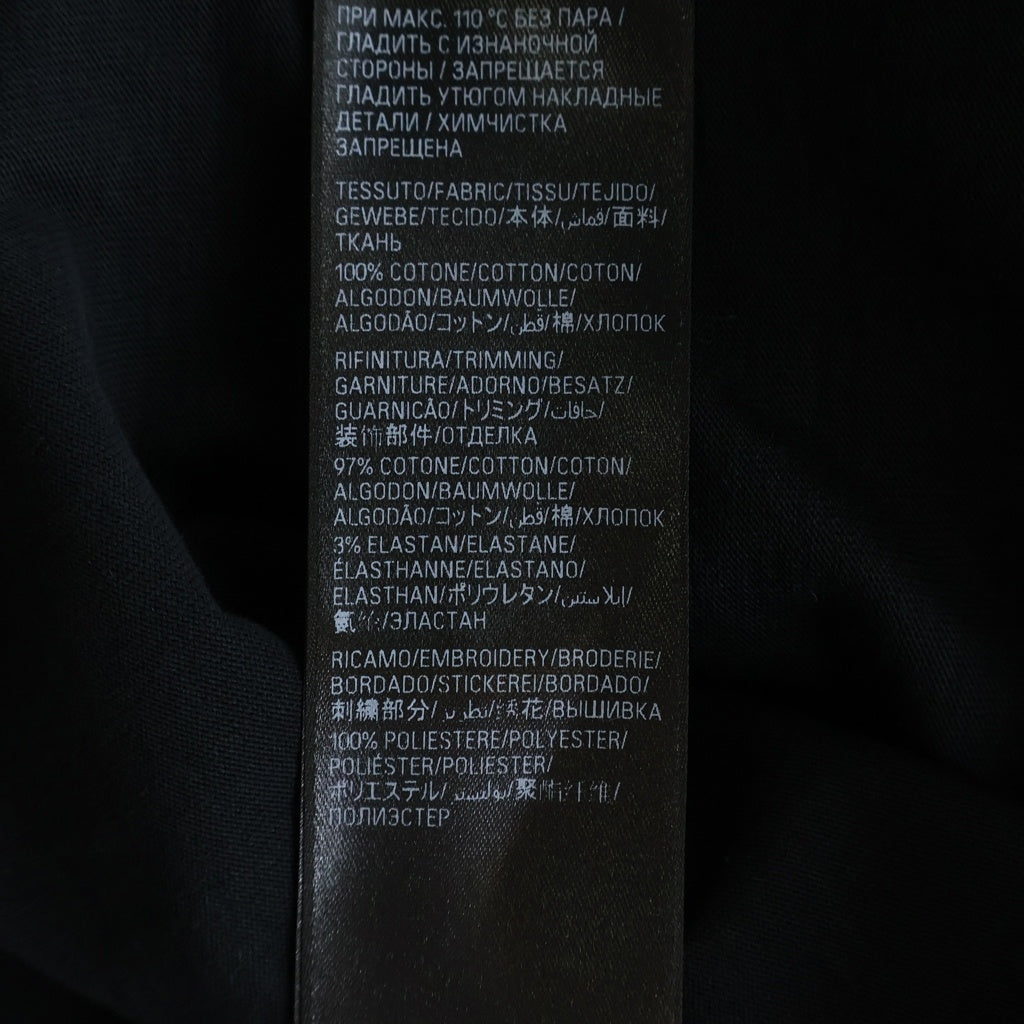 BALENCIAGA(バレンシアガ) 22SS Political Campaign Logo Gaffer Tee ポリティカル キャンペーン ロゴ ギャファー クルーネック 半袖Tシャツ ブラック 641675 TNVG1