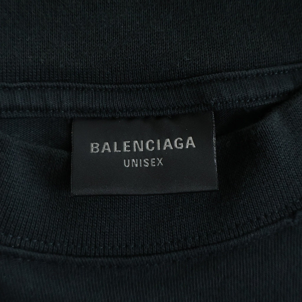 BALENCIAGA(バレンシアガ) 24SS GINZA STORE S/S TEE フロントプリント クルーネック 半袖Tシャツ ブラック 787349 TQV75