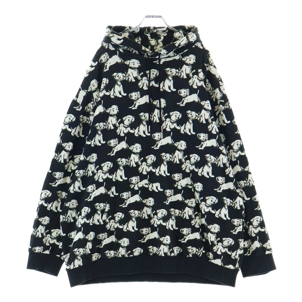 CELINE(セリーヌ) 22SS AMY DORIAN ARTIST PRINT HOODIE アニマル柄 プルオーバーパーカー ブラック 2Y641427Q