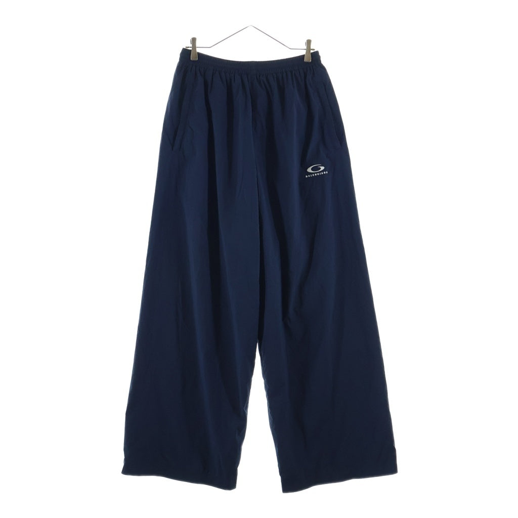 BALENCIAGA(バレンシアガ) Tracksuit Pants ロゴ刺繍 トラックスーツ ナイロンパンツ ネイビー 814576 TR032