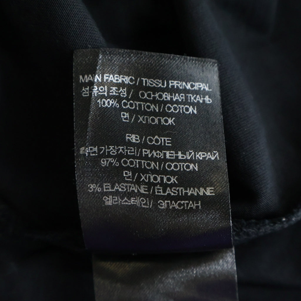 VETEMENTS(ヴェトモン) LivingLegend 両面プリント クルーネック半袖Tシャツ ショートスリーブカットソー ブラック