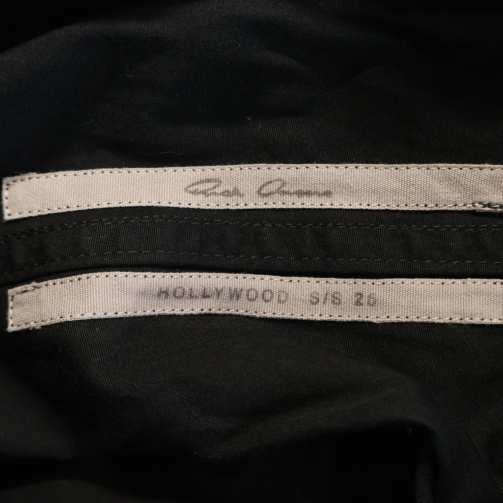 Rick Owens(リックオウエンス) 26SS MASTODON CARGO マストドン カーゴパンツ ブラック RU01E5396-TE