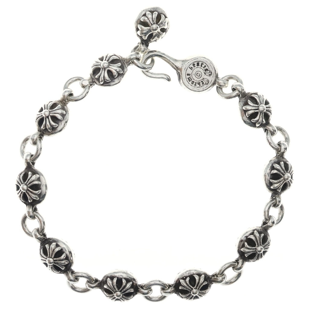 CHROME HEARTS(クロムハーツ) NO2 BALL #2クロスボールブレスレット シルバー BCA176