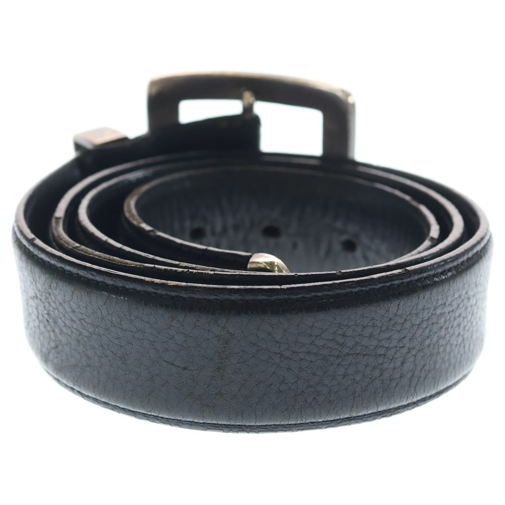 CHROME HEARTS(クロムハーツ) BLT 3PC OTJ レザーベルト ブラック/シルバー