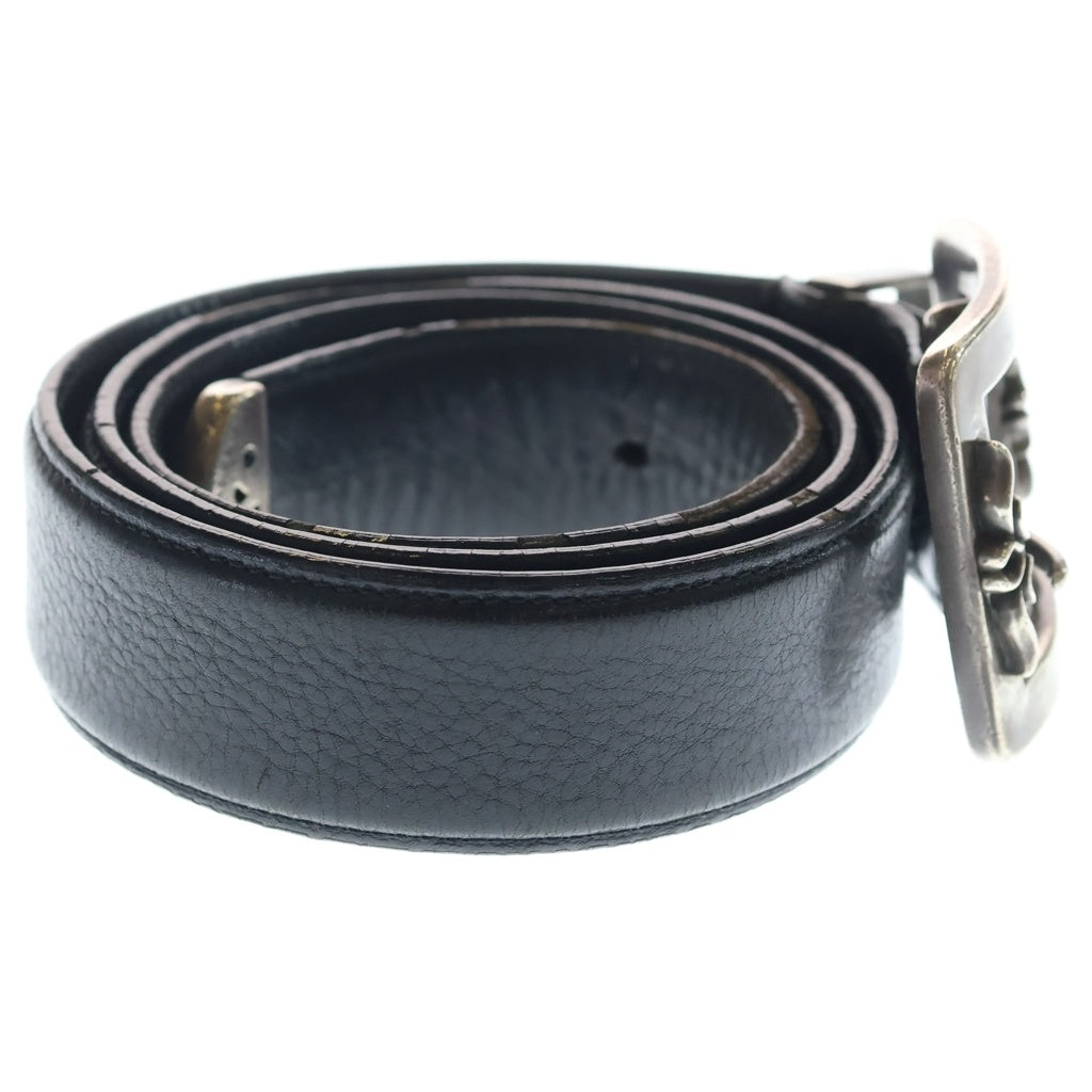 CHROME HEARTS(クロムハーツ) BLT 3PC OTJ レザーベルト ブラック/シルバー