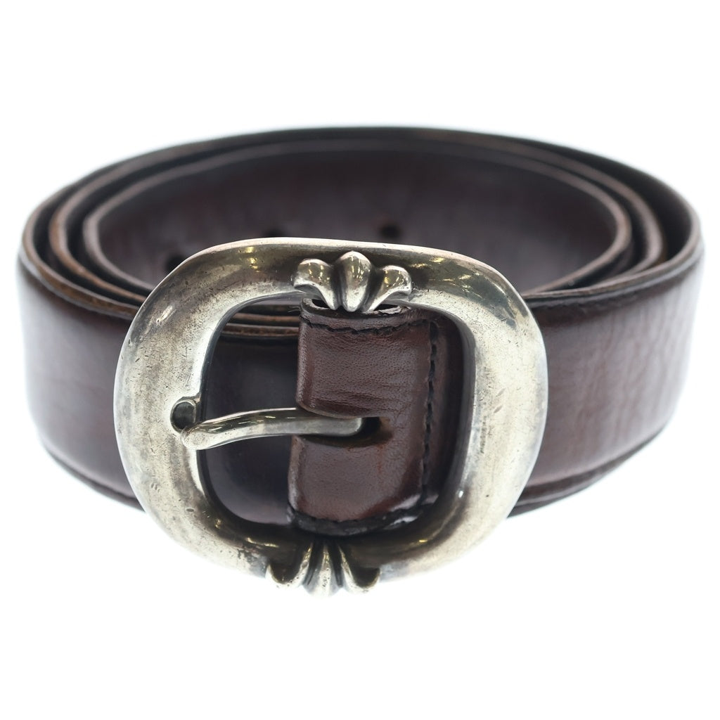 CHROME HEARTS(クロムハーツ) BLT GUNSLINGER1.5 ガンスリンガーバックル レザーベルト シルバー BCA356