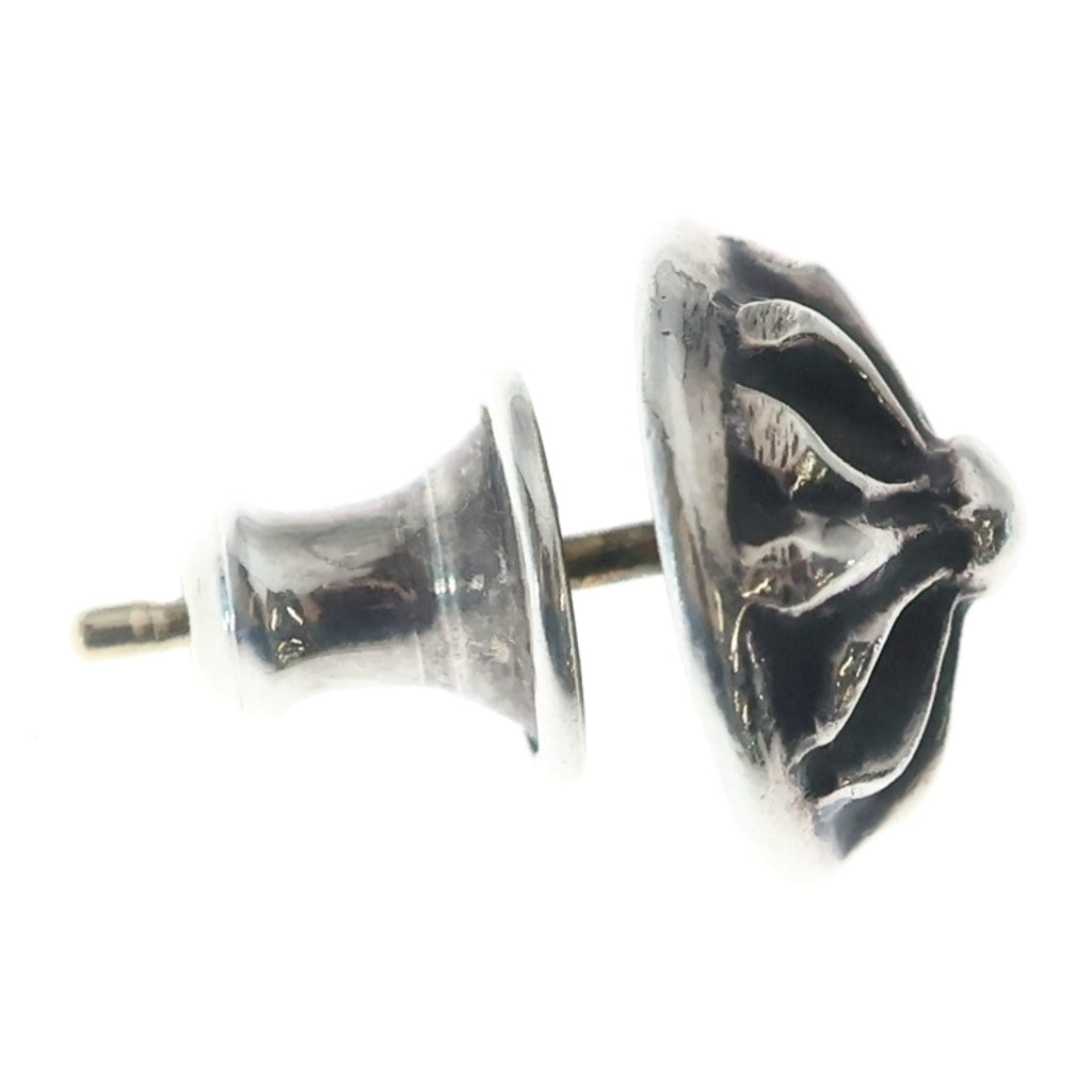 CHROME HEARTS(クロムハーツ) STUD CRSBLL クロスボールスタッドピアス シルバー BCA110