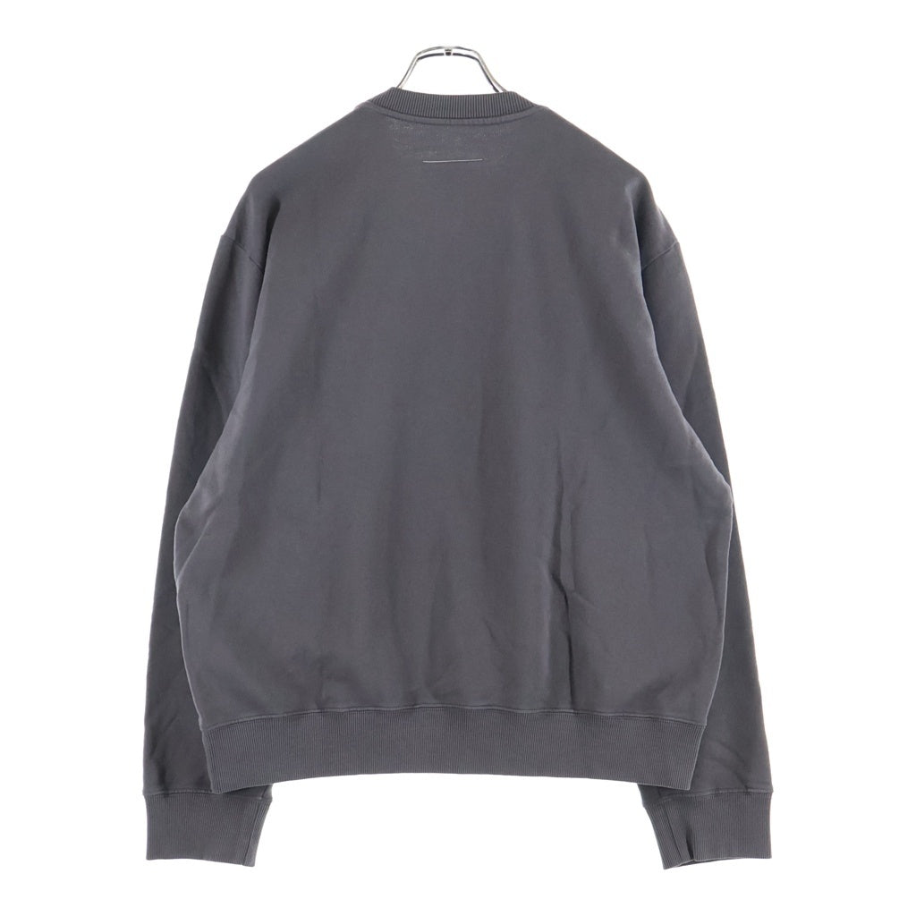 MM6 Maison Margiela(エムエムシックスメゾンマルジェラ) ユーティリティポケット クルーネックスウェットトレーナー グレー SH0GU0038 M25024