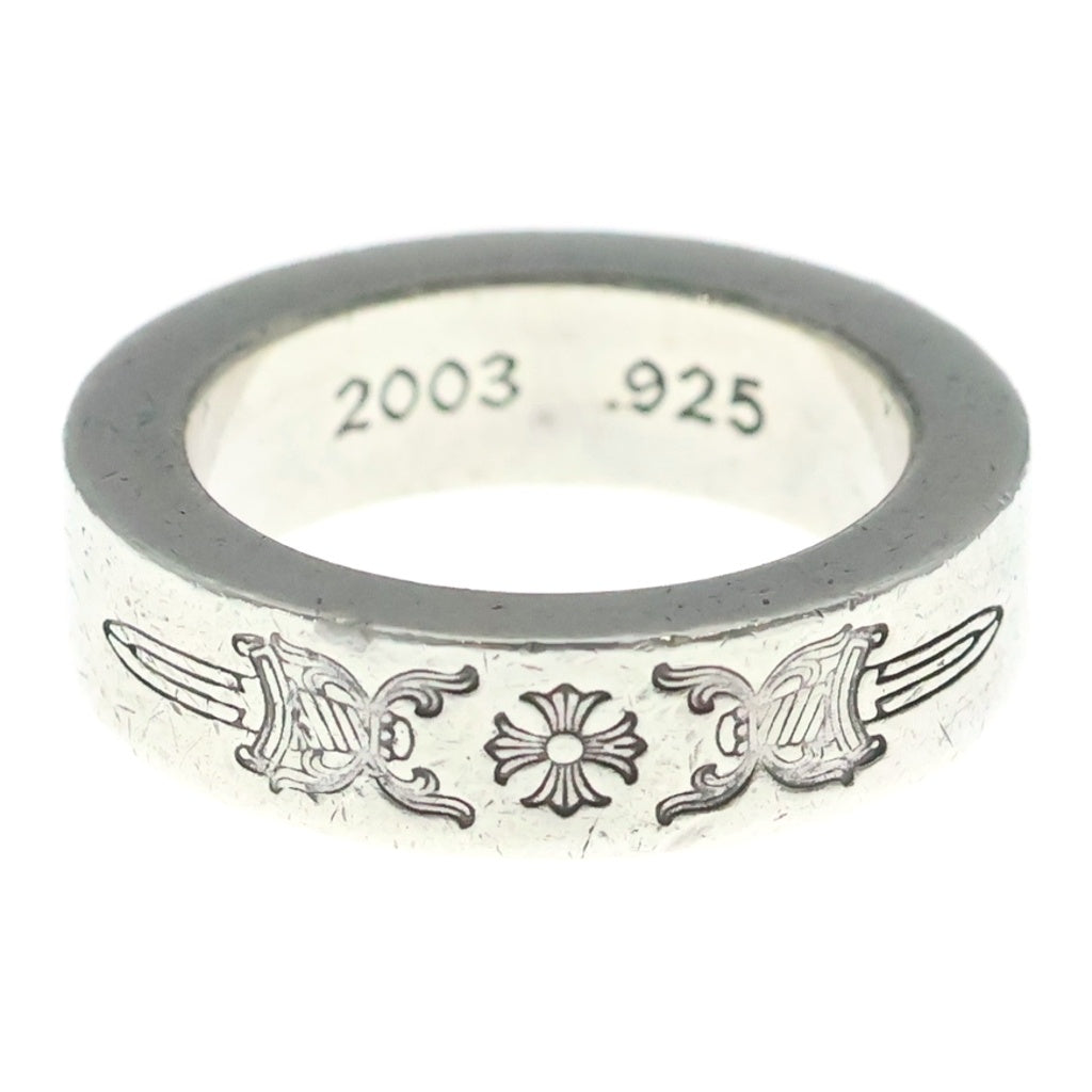 CHROME HEARTS(クロムハーツ) 6mm SPACER DAGGER 6mmスペーサーリング ダガー シルバーBCA335 ー