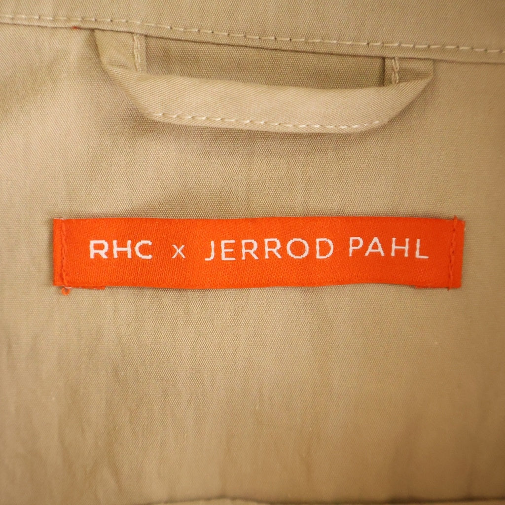 RHC Ron Herman(アールエイチシー ロンハーマン) x JERROD PAHL POP OVER JACKET ジェロッド ポール ナイロン ハーフジップジャケット ベージュ 4020400261