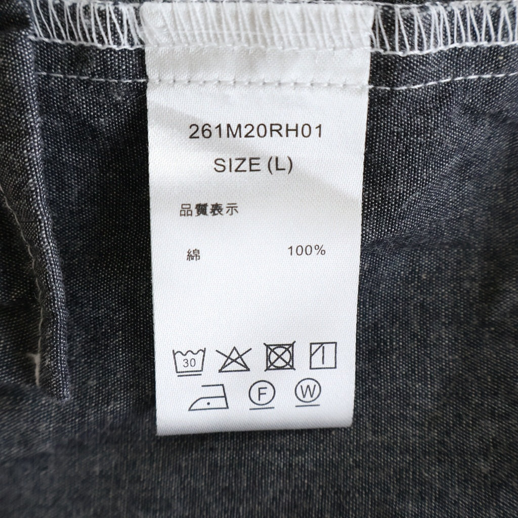 Dickies(ディッキーズ) × RHC Ron Herman ロンハーマン シャンブレー 半袖シャツ グレー 261M20RH01